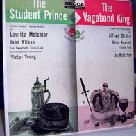 DECCA Records THE Vagabond KING / THE Student PRINCE ca. 45 Jahre ALT ! Cover Hülle