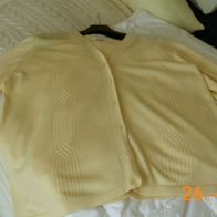 Damentwinsetjacke, ohne Pullov Größe 24- gelb-Langarm