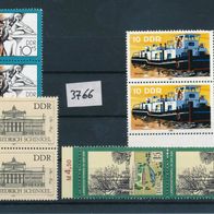 3766 - DDR Briefmarken Michel Nr.2613,2617,2619,2651, frisch Jahrg.1981