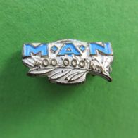 MAN 400000 Km. Brosche Anstecknadel