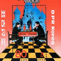 Nordkorea Block 212 «Schachweltmeisterschaft 1984/1985, Moskau»