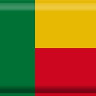 Benin Flagge 60x90 Cm - Wetterfeste Nationalfahne Mit Metallösen