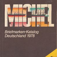 Michel Briefmarken- Katalog Deutschland 1978 ISBN 3878580061