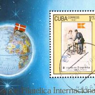 Kuba Block 100 «Internationale Briefmarkenausstellung HAFNIA ´87, Kopenhagen»