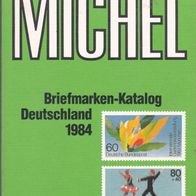 Michel Briefmarken- Katalog Deutschland 1984 ISBN 3878580126