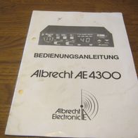Anleitung Mobilfunkgerät Albrecht AE 4300 ----eb-----