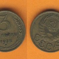 Russland 3 Kopeken 1938