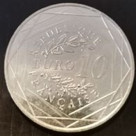 F : Frankreich 10 Euro Sondermünze Herkules 2012