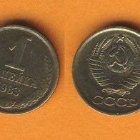 Russland 1 Kopeke 1983 (2)