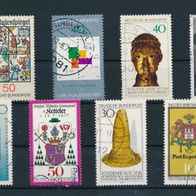 2343 - BRD Briefmarken Michel Nr 922,928,933,936,937,941,943,948 gest. Jahrgang 1977