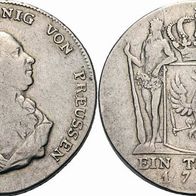 Brandenburg-Preußen 1 Taler 1794 A "Friedrich Wilhelm II." (1786-1797) ss