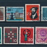 2317 - BRD Briefmarken Michel Nr gest.416,420,439,440-442,443,446 Jahrgang 1964