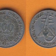 Westafrikanische Staaten Quest 100 Francs 1971