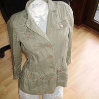 DKNY Blazer khaki hell S passend