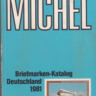 Michel Briefmarken- Katalog Deutschland 1981 ISBN 3878580088