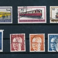 1343 - Berlin Briefmarken Michel Nr.380,382,384,363-365,401 Jahrgang 1971