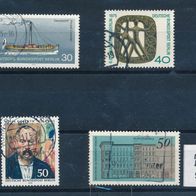 1357 - Berlin Briefmarken Michel Nr.483,493,508,509 gest Jahrgang 1975