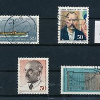 1356 - Berlin Briefmarken Michel Nr.483,492,508,509 gest Jahrgang 1975