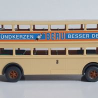 Wiking #722 Doppeldecker Bus Büssing Beru Zündkerzen/ / TOPP