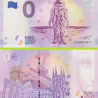 0 Euro Schein Set 50 Jahre Mondlandung I-III XECB 2018-1 bis 2018-3 Nr 1578-9205-6245