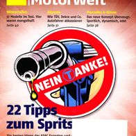 ADAC Motorwelt 10/2012: 22 Tipps zum Spritsparen