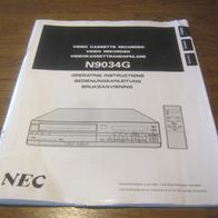 Bedienungsanleitung für NEC Videorekorder ------- 9/22 -------