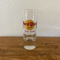HRC HARD ROCK CAFE New York - 1 SHOT-Glas (rot)
