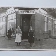 Bremen: Manufakturwaren-Geschäft (Grenzstr. 74/76), Foto-Ak um 1925