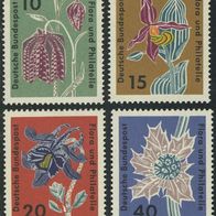 Bund / Nr. 392 - 395 / Blumen postfrisch