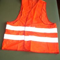Auto KFZ Baustelle Schutzkleidung Warnweste Weste Orange Sicherheitsweste DIN EN 471
