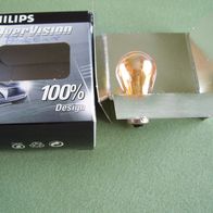 1x Philips Supervision PY21W Glühbirne 12V Glassockel Metallsockel Blinkerlampe