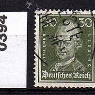 Dr179 Deutsches Reich Mi. Nr. 394 Gotthold Ephraim Lessing o