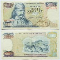 Griechenland 5000 Drachmen 1984 - Gebraucht