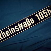 Email-Straßenschild - " Rheinstraße 105h " *