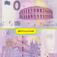 0 Euro Schein Arena di Verona SEEW 2017-5 offiziell ausverkauft Nr 3383