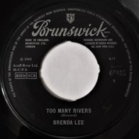 Brenda Lee - Too Many Rivers / No One (1965) UK 45 single 7"