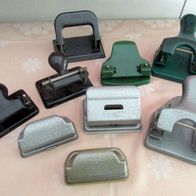 alte Bürotechnik * Sammlung Locher aus Metall