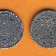 Österreich 20 Heller 1895