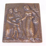 Bronze Relief-Bild - " St. Elisabeth "