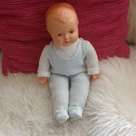 alte antike Puppe Babypuppe ca. 35 cm hoch