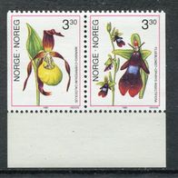 N0120 Norwegen 1088-89 Paar vom Unterrand * * 1,80 M€