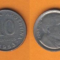 Argentinien 10 Centavos 1953