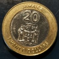 JAM : Jamaica 20 Dollars 2008 magnetisch