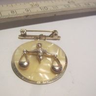 Brosche ----Sternzeichen Waage ---WS---------01/23-------