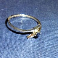 Ring silber mit kleinem Stein Modeschmuck? *