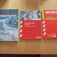 3 x STARK Abitur Training Wirtschaft und Recht Klausuren Prüfungsfragen Volkswirtscha