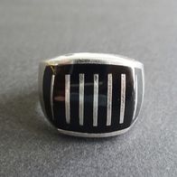 Herren Ring Silber 925 / Onyx