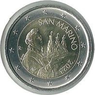 2 Euro San Marino Kursmünze 2023 (Bankfrisch aus der Rolle)