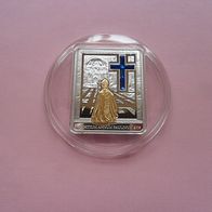 Vatikan 2008 Münze Paulujahr mit Swarovski Kmponenten Gold Silber PP * *