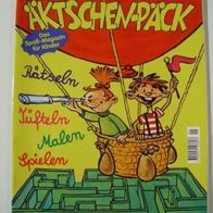 Äktschen-Päck. Nr.1/1996. Das Spaß-Magazin für Kinder. Rätseln, Tüfteln, Malen,